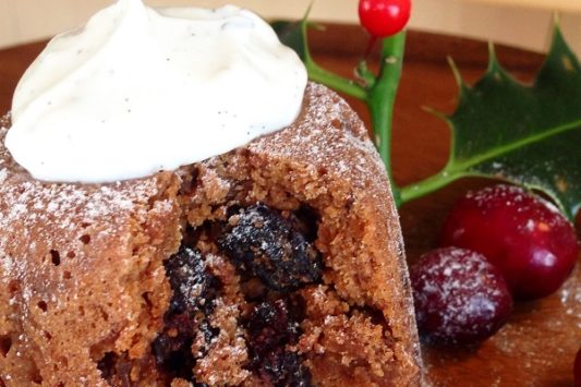 Protein Christmas Pudding
