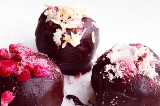 White Chocolate Bounty Balls