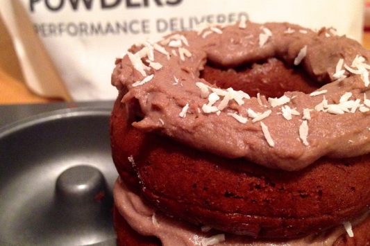 Chocolate Cookie Coconut Doughnuts