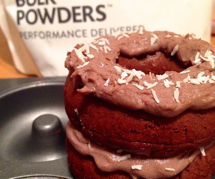 Chocolate Cookie Coconut Doughnuts