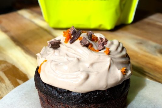 Chocolate Orange Fudge Cupcakes