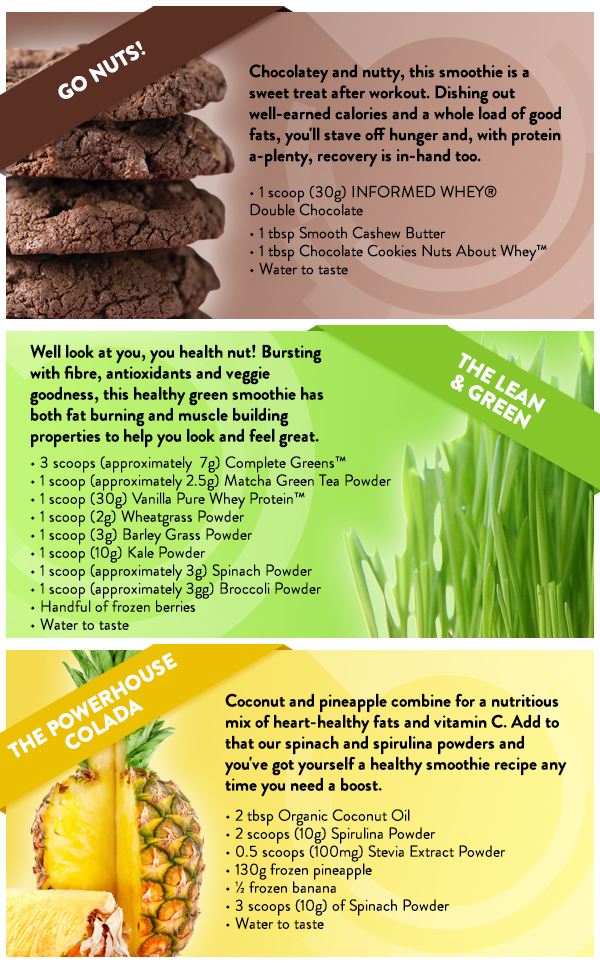 Healthy smoothie recipes