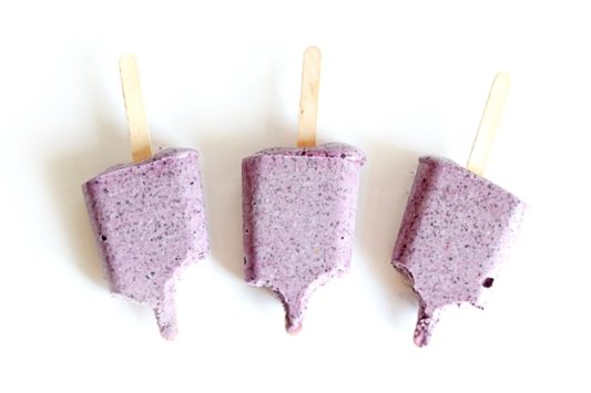 Blueberry Lemon Popsicles