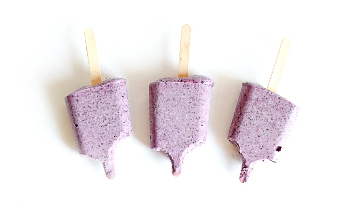 Blueberry Lemon Popsicles