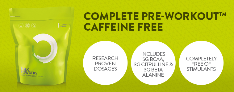 Complete Pre-Workout Caffeine Free