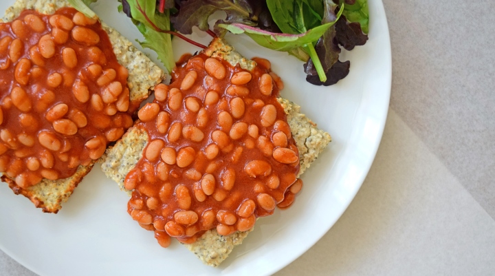 Beans on Chia Flatbread recipe