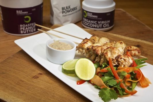 Chicken Satay & Peanut Sauce