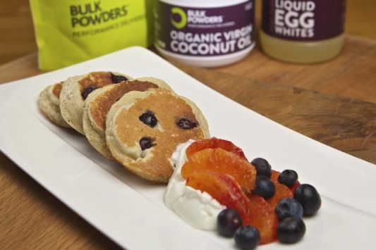 Almond & Blueberry Pancakes