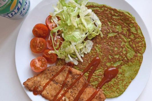 Low Carb Spinach Wraps