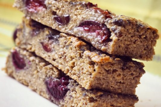 Dairy Free Cherry Banana Bakes