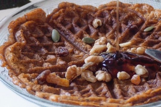 Cinnamon Spice Christmas Waffles Recipe