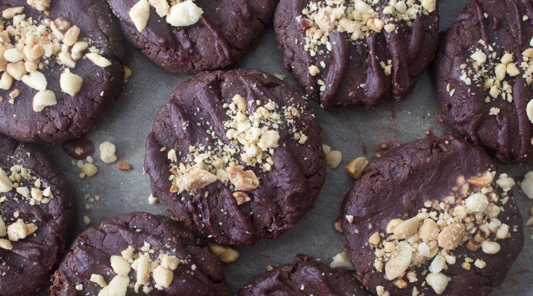 Chocolate Vegan Protein Cookies