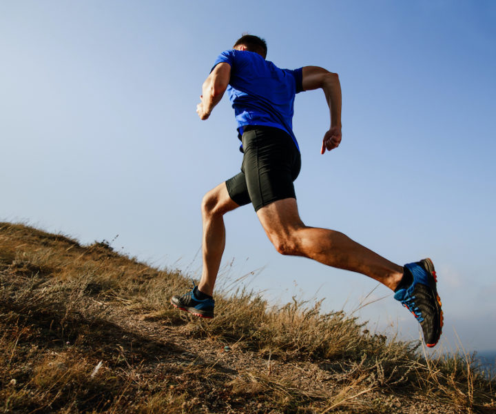running to build calves